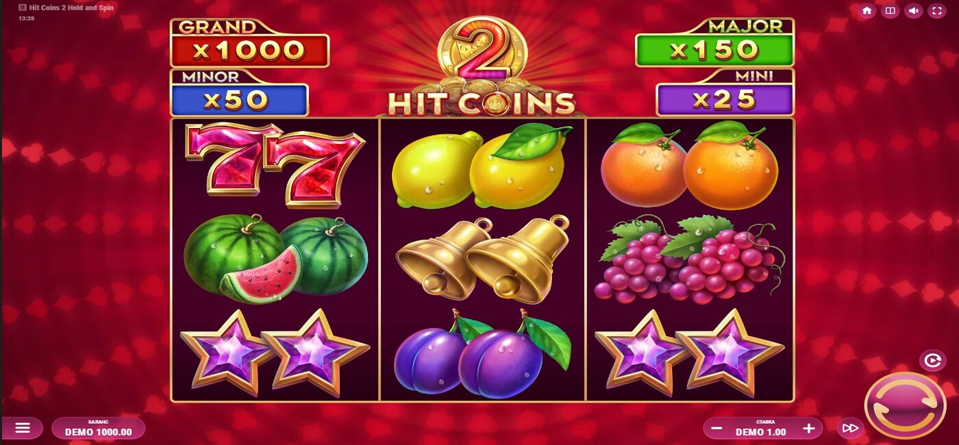 Hit Coins 2 Hold and Spin